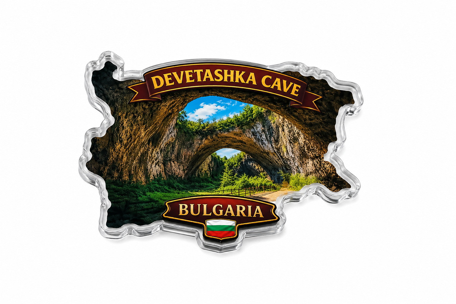 Магнит от плексиглас на Деветашката пещера
