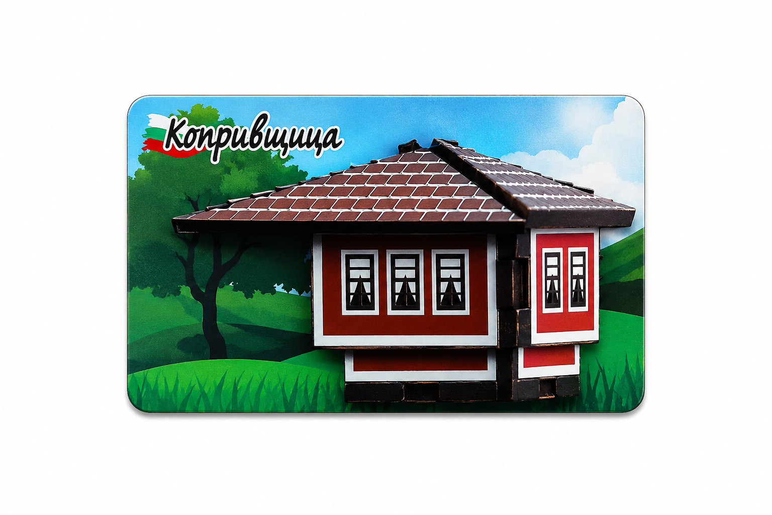 3D магнит Копривщица